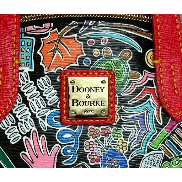 Dooney & Bourke Whimsy Ruby Bitzy Satchel PRISTINE Condition - Picture 12 of 16